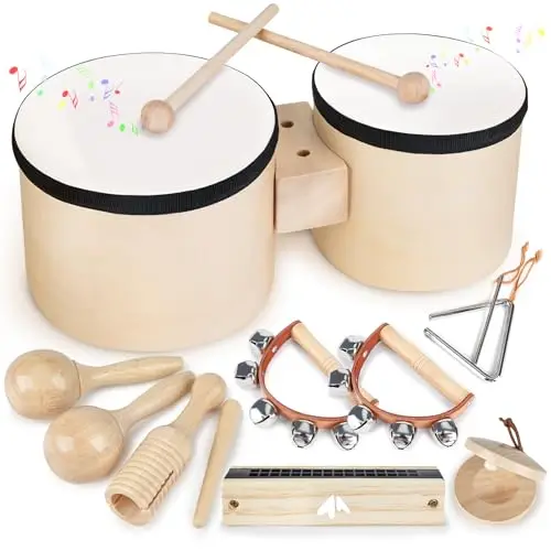 vanplay mx409 kinderschlagzeug holz