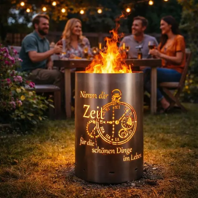 tiko-design feuertonne feuerkorb zeit