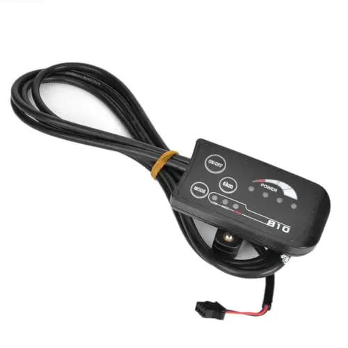 Ebike Display, Elektrofahrrad 810 LED-Display LCD-Panel Anzeigemessgerät Lithium Batterie LED-Messgerät Intelligentes Bedienfeld mit 5-Draht Kabelbedienfeld