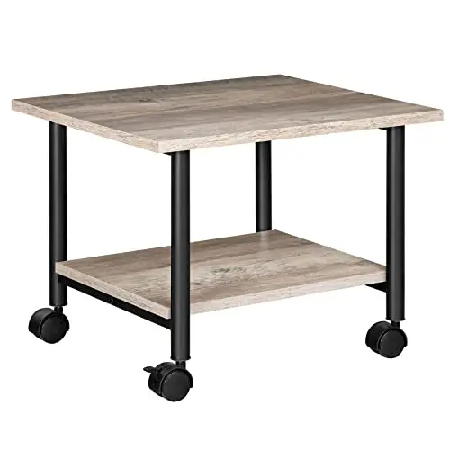 hoobro druckertisch 3 ebenen rollbar