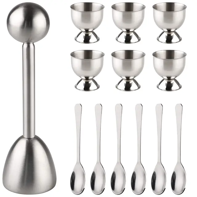 leegg eierbecher set 13 teilig mit