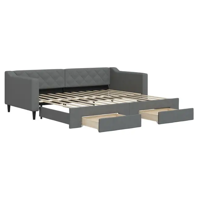 vidaxl tagesbett ausziehbar 90x200 cm