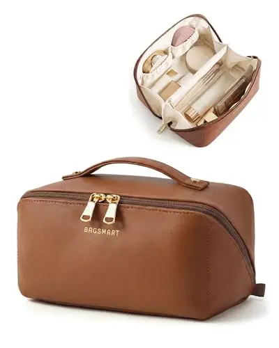 bagsmart kosmetiktasche kunstleder