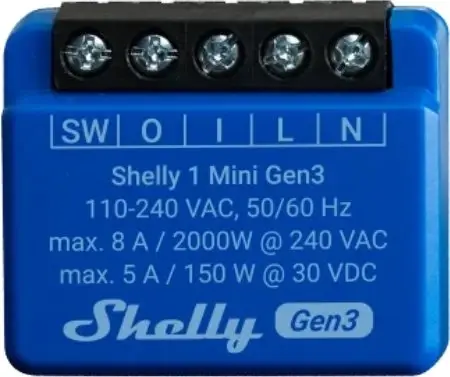Shelly 1 Mini Gen3
