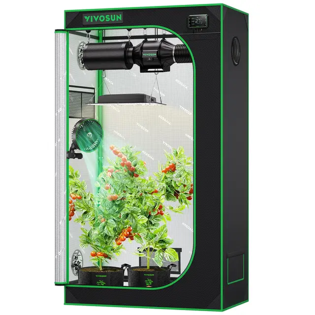 vivosun growzelt 90x50x160cm