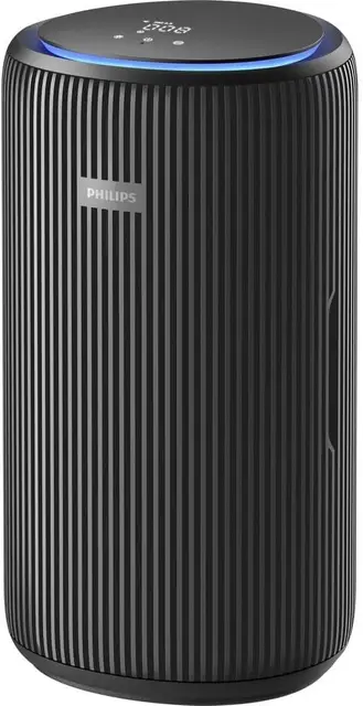 Philips Luftreiniger 3200 Series, HEPA NanoProtect + Aktivkohlefilter, CADR 520m³/h für 135m² Allergiker, Ultra-leise, Intelligent und Energieeffizient, Schwarz (AC3221/13)