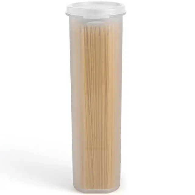 SIGNORA WARE luftdichte Aufbewahrungsboxen mit Deckel für Spaghetti und andere Lebensmittel aus BPA-Freiem Plastik - Hochwertige transparente Küchen Vorratsdosen - To-Go Snackbox