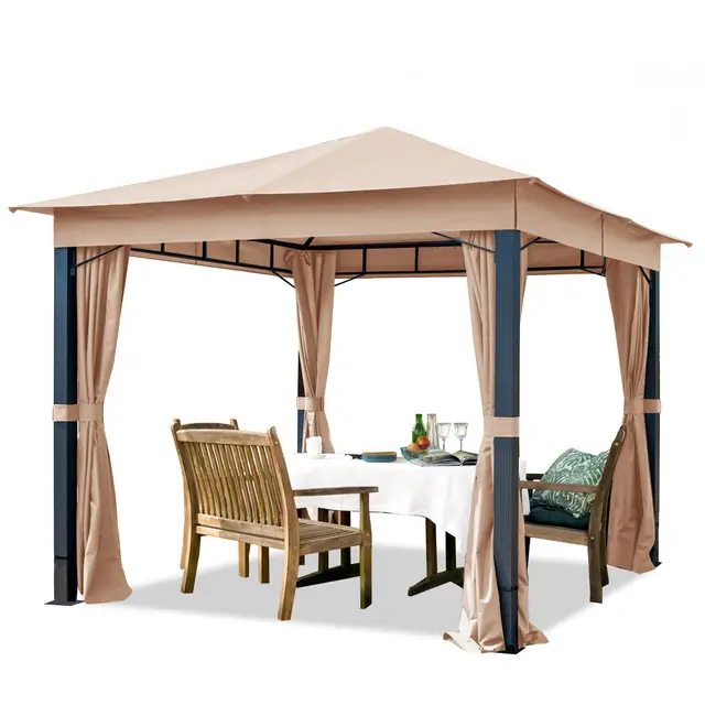 toolport sunset gartenpavillon 3x3m