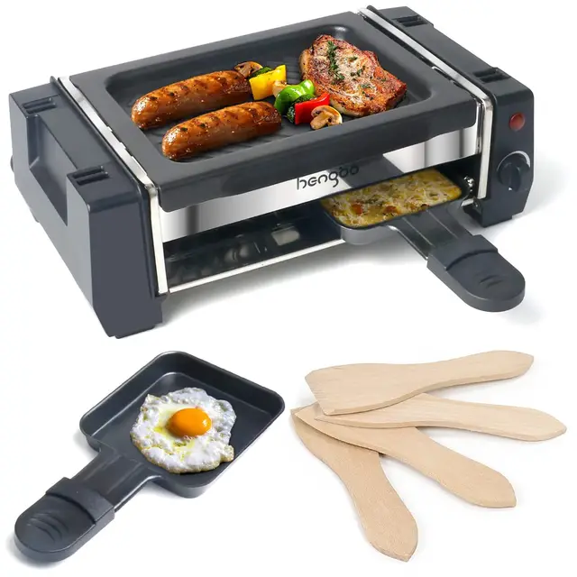 hengbo mini raclette grill 500w