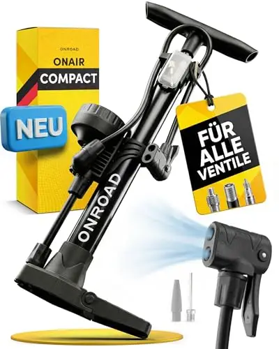 ONROAD ON-AIR Fahrrad-Standpumpe universell