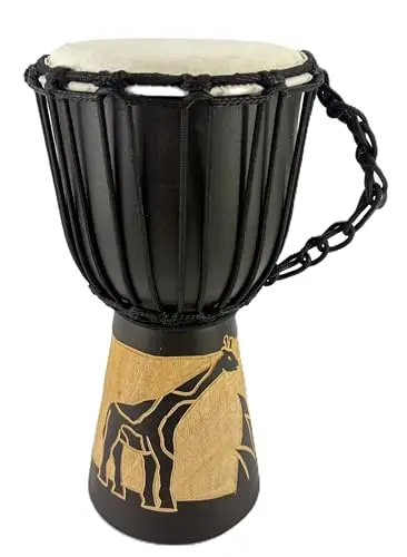 ciffre djembe handtrommel 30cm mahagoni