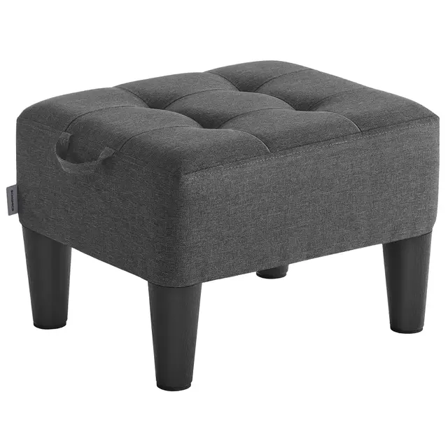 songsmics sitzhocker leinenimitat