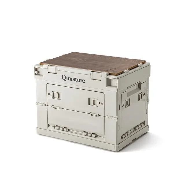 Campingbox Aufbewahrungsbox mit Deckel 26L, Faltbare Aufbewahrungsbehälter Campingschrank Kofferraum Organize Outdoor Camping Zubehör für Camping, Reisen, Familie