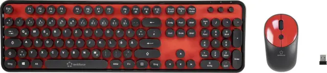 Renkforce RF-DS-Retro Funk-Tastatur-Maus-Set
