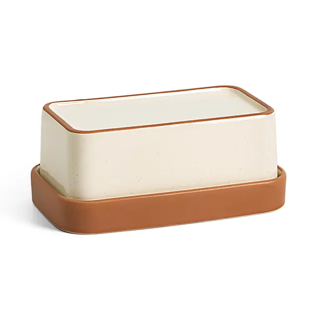 fun elements butterdose keramik braun