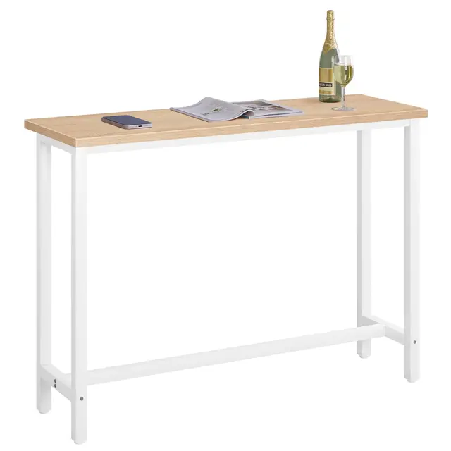 woltu bartisch hoch 140x40x100cm