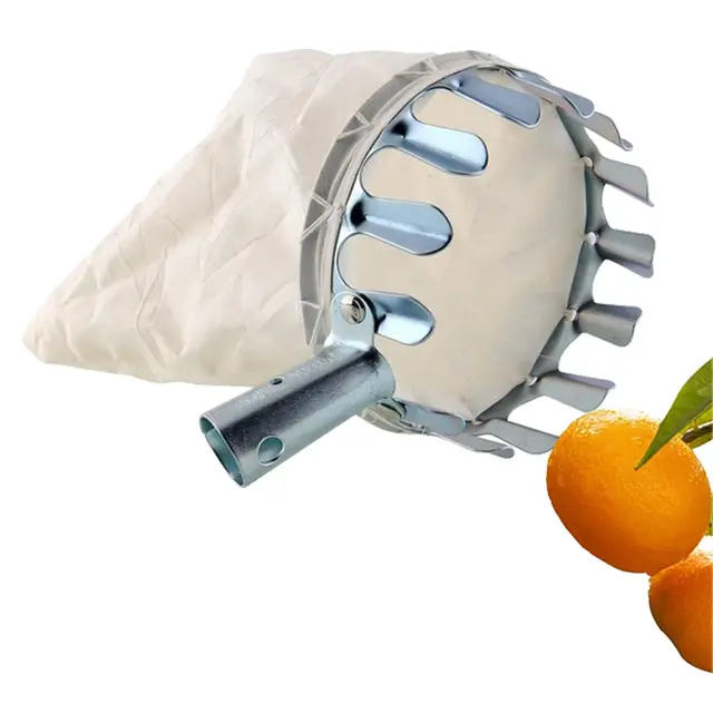 bogoro obstpflücker metall stoffbeutel