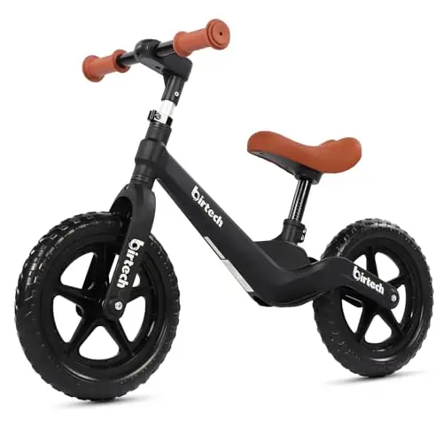 H.yeed 12 Zoll Laufrad für Kinder, leichtes Laufrad ohne Pedal, Laufrad mit Nylonrahmen und flachen Reifen, verstellbares Trainingsrad für Alter von 3 bis 6 Jahren