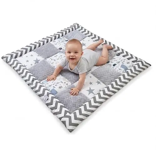 danka krabbeldecke 100x100 baumwolle