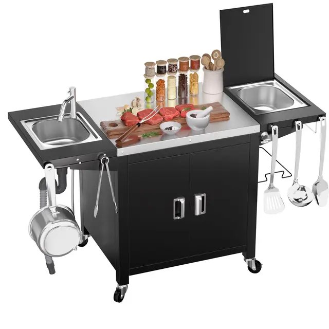 gftime grillwagen outdoor kücheninsel