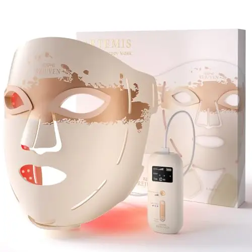 RENPHO E100B LED-Gesichtsmaske 324 Chips Rot/Blau/NIR