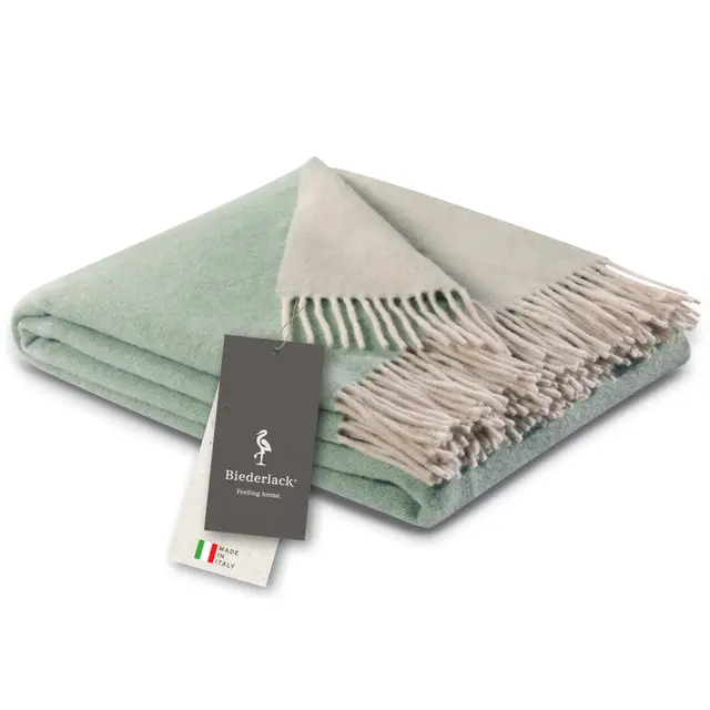 biederlack wool-mix kuscheldecke