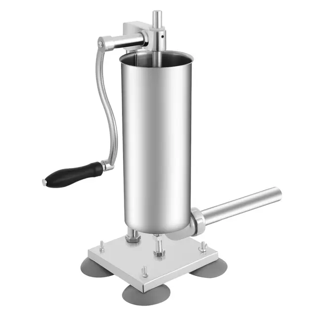 qierf 3 kg wurstfüller aluminium manuell
