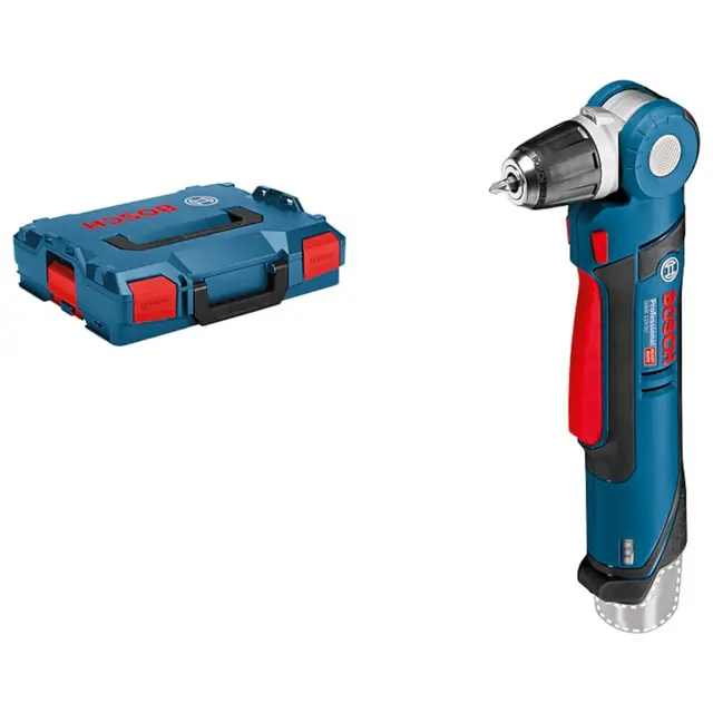 Bosch Professional 12V System Akku Winkelbohrmaschine GWB 12V-10 (inkl. Einlage für Zubehör, Einlage, L-BOXX, ohne Akku/ Ladegerät)