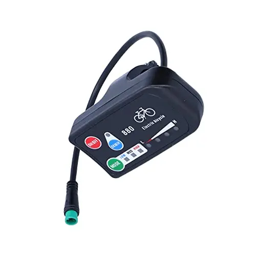 Elektrofahrrad-Display, 36V 48V Intelligent Control Panel Display Smart Control Panel Display Wasserdichter Anschluss für KT-LED880-Display, E-Bike-Messgerät, für DIY-Elektrofahrrad-Controller