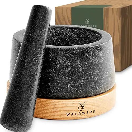 waldwerk mörser mit stößel 14cm granit