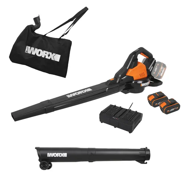 worx wg583e akku laubbläser laubsauger