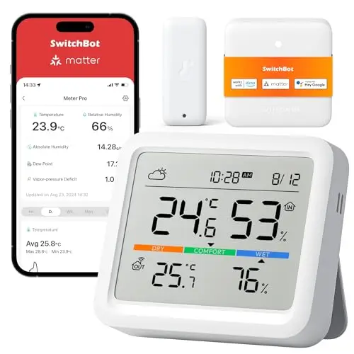 switchbot meter pro wetterstation