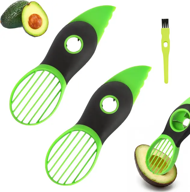 xrvrile avocadoschneider 2er set 3 in 1