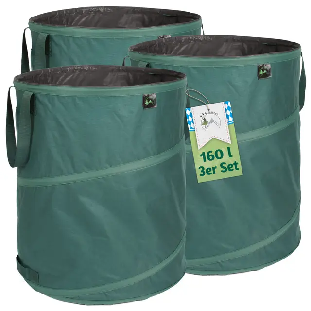 ttl garden pop up laubsack 3x 160 liter