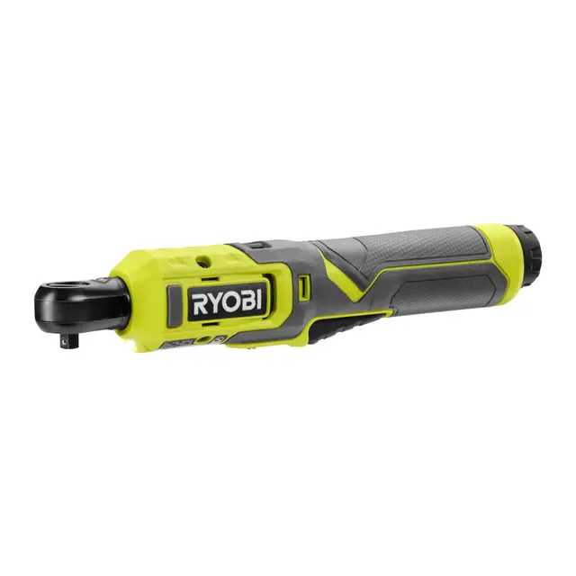 RYOBI 4 V USB-LITHIUM Akku-Ratschenschrauber RR14W4-120G 1/4 Zoll Vierkantaufnahme, 1 x 4 V 2,0 Ah Lithium Akku und Ladegerät