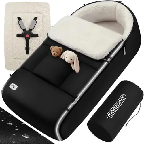 monzana fusssack winterkinderwagen