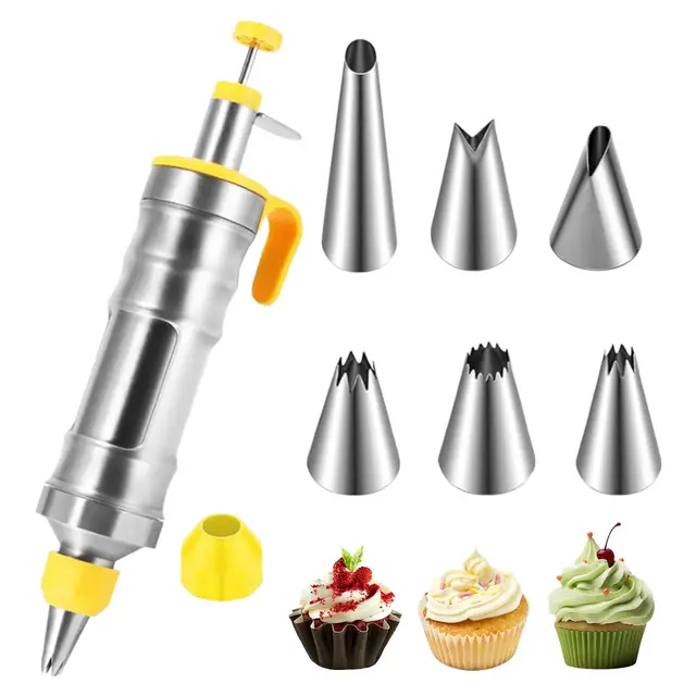 happow garnierspritze edelstahl mit 6