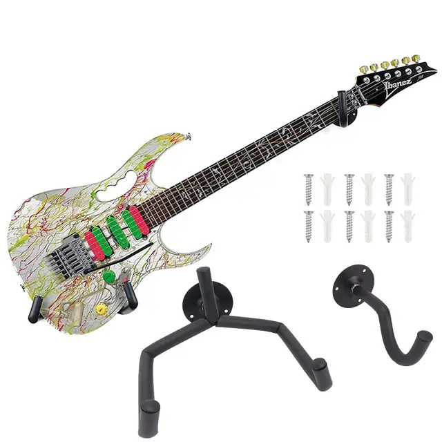 soewiou gitarrenwandhalter schräg 6