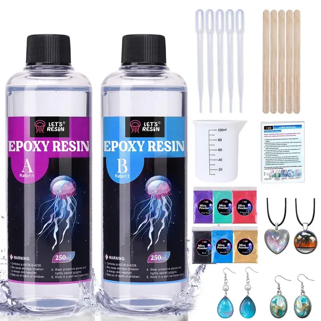let's resin 500ml epoxidharz set