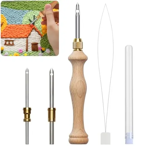 friedwohl punch needle set 5mm 3 5mm 2