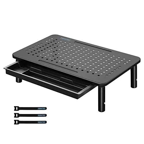 bontec monitorständer schublade