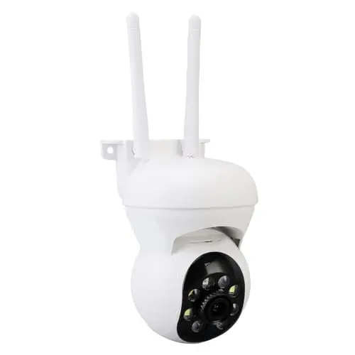 Denash Home -Überwachungskamera, 1080p Innenkabine für die Drahtlose Kamera, die in der 360 ° -Rotationskamera mit App für Haustiere der Familie Eingebaut Ist