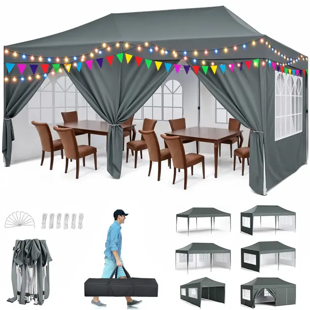 hausright pavillon 3x6m faltpavillon