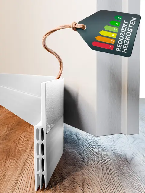 domar zugluftstopper tür 100 cm weiß