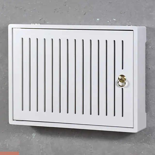 Nordivo Router Aufbewahrungsbox Wandmontage Weiß 42×32 cm