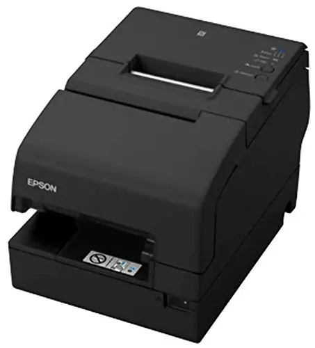 Epson TM H6000V-204P1 - Thermischer Line-/Matrixdrucker - 230 x 297 mm Rolle (7,95 cm) - 180 x 180 DPI - 9 Pin - bis zu 350 mm/Sek. - USB, LAN, Serie, NFC, USB 2.0 Host - Schwarz