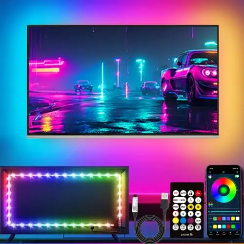 bvokon 5m rgb led strip tv