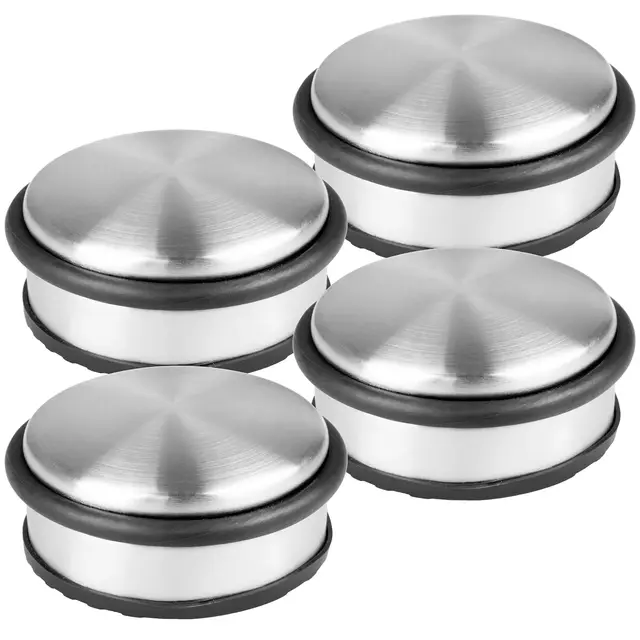 hrb türstopper 4er set edelstahl massiv
