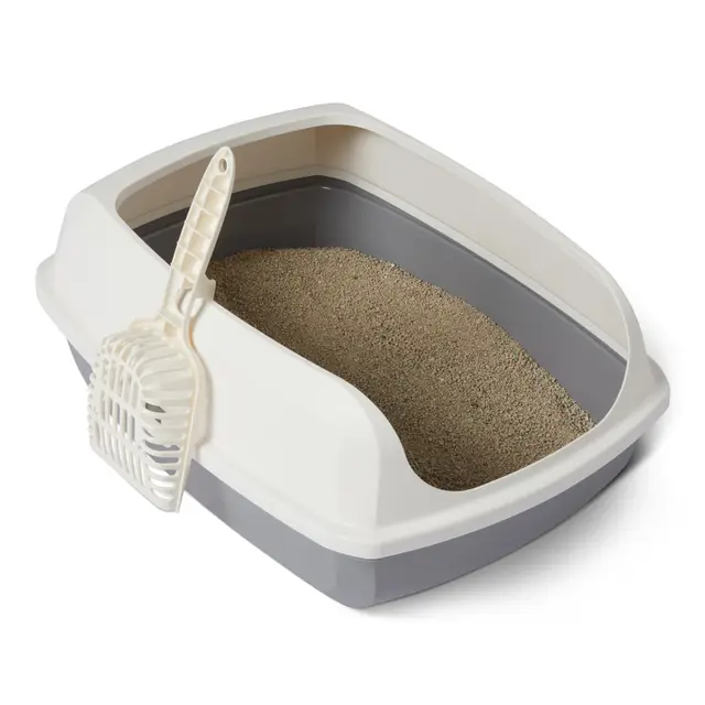 amazon basics katzentoilette offen