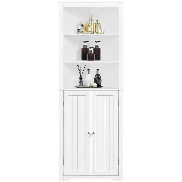 yaheetech eckschrank badezimmer